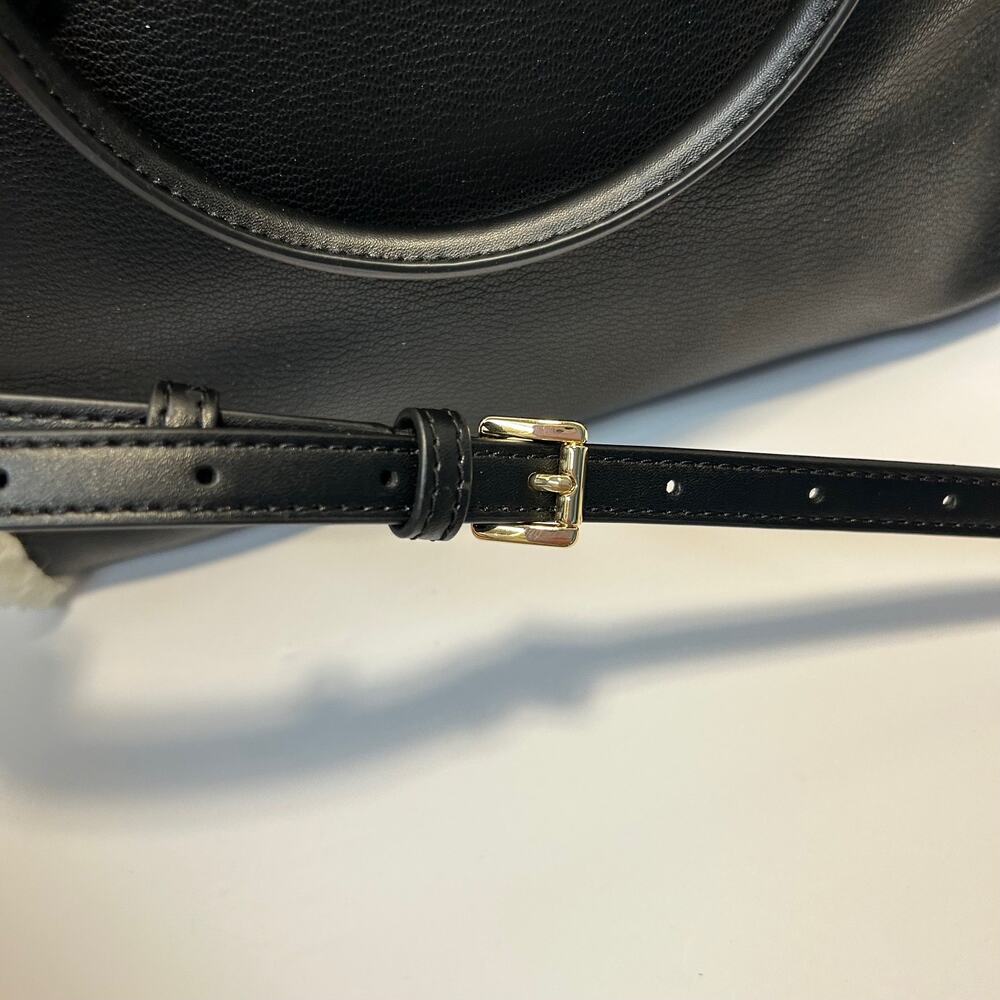 Michael Kors Hamilton‎ Pebbled Leather Sherpa Trimmed Crossbody/Satchel NWT - Picture 7 of 15